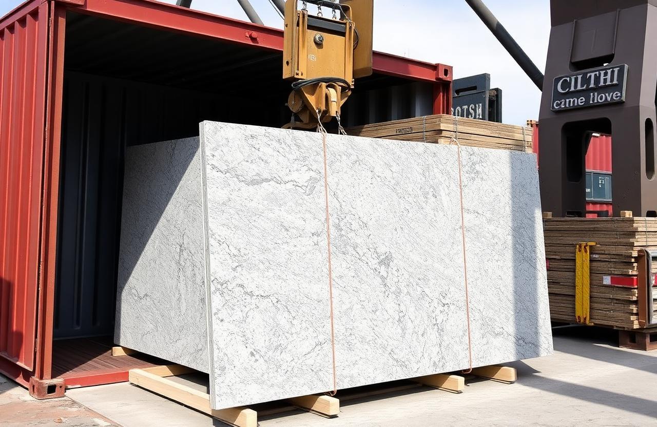 How Many Granite Slabs Can Fit in a 20 Ft Shipping Container?